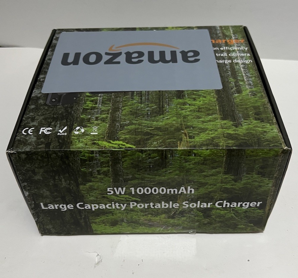 Solar Panel Power Charger 5000 mAh Battery for Trail Camera Hunting Game SP200