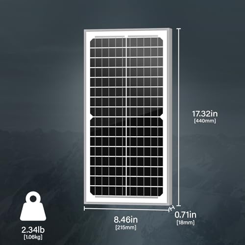 10W(Watts) 12V(Volts) Monocrystalline 10BB Solar Panel High 10W Mono