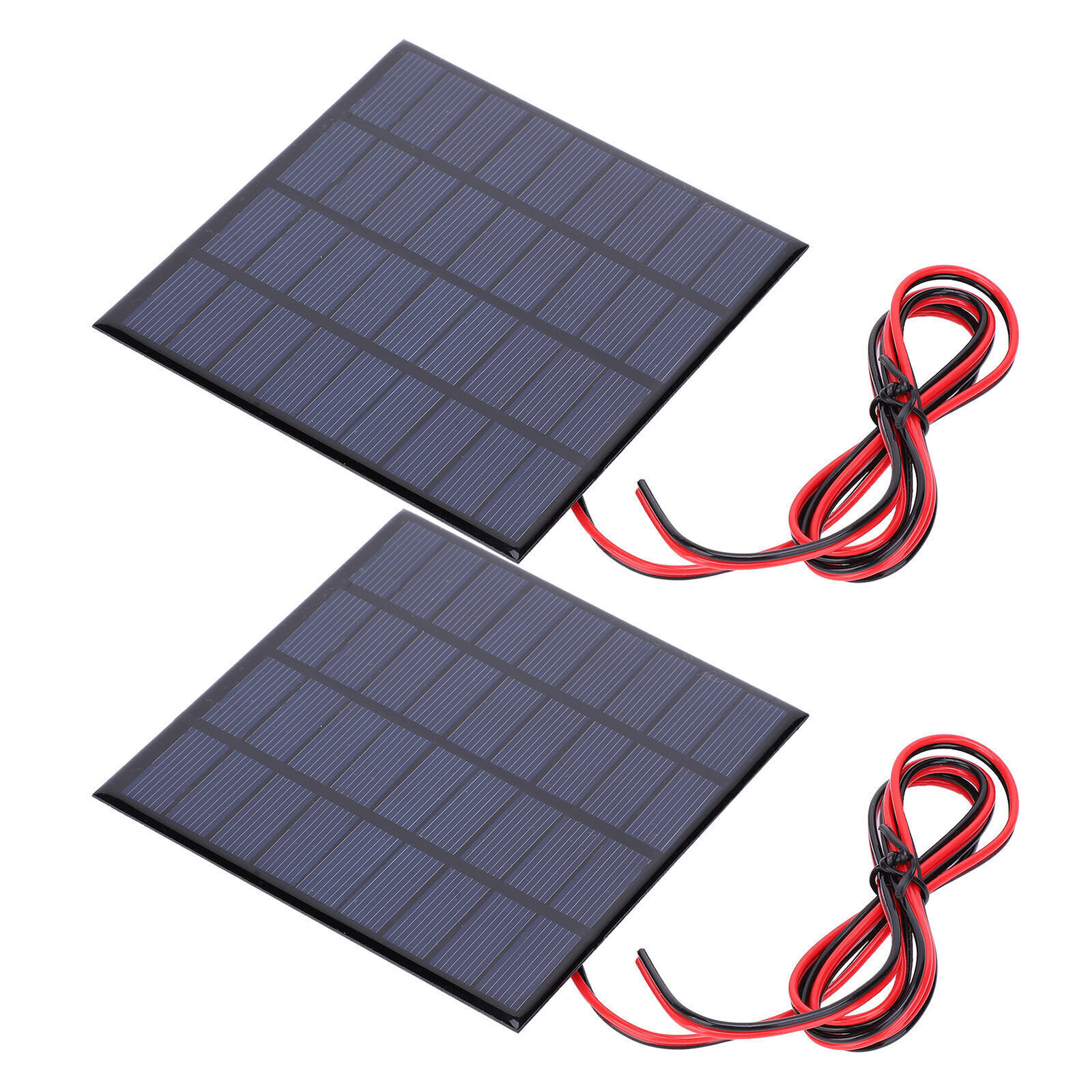 2pcs DC9V 2W Epoxy Solar Panels Polysilicon Battery Toys Charger Module