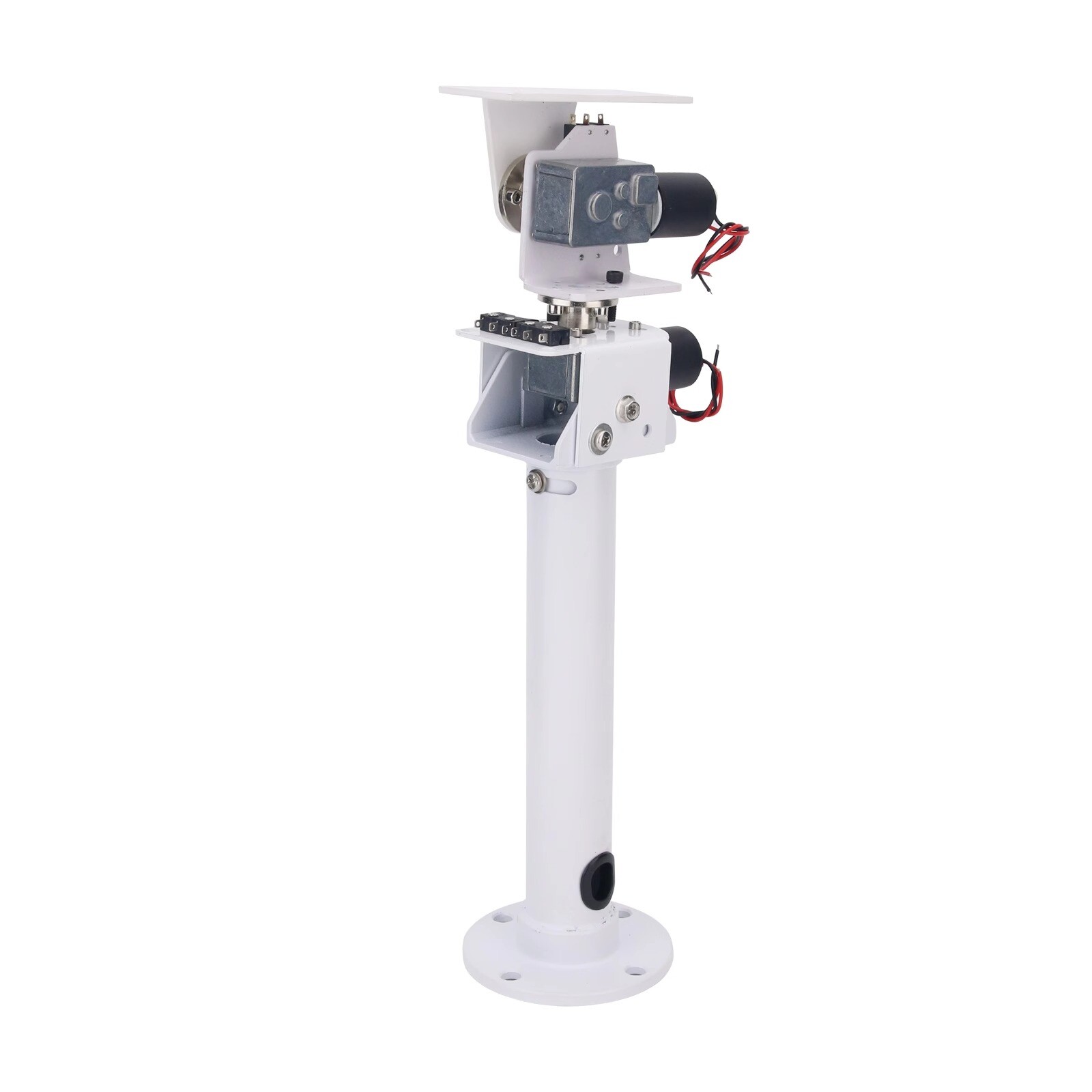 DIY DC Dual Axis Pan Tilt Solar Tracking and Monitoring Robot Heavy Load