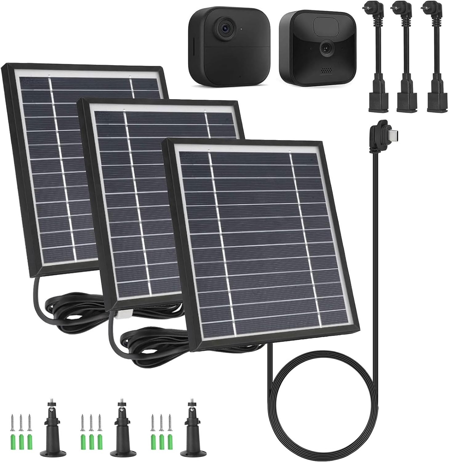 3 Pack Solar Panel Compatible with Blink Outdoor 4 (4Th Gen)/Blink Outdoor (3Rd