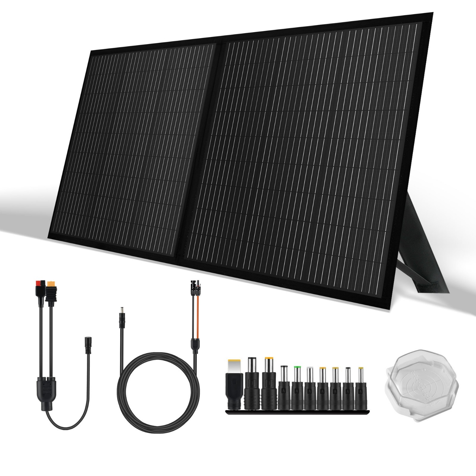 100W Portable Foldable Solar Panel Kit for Camping/Car Battery/Home