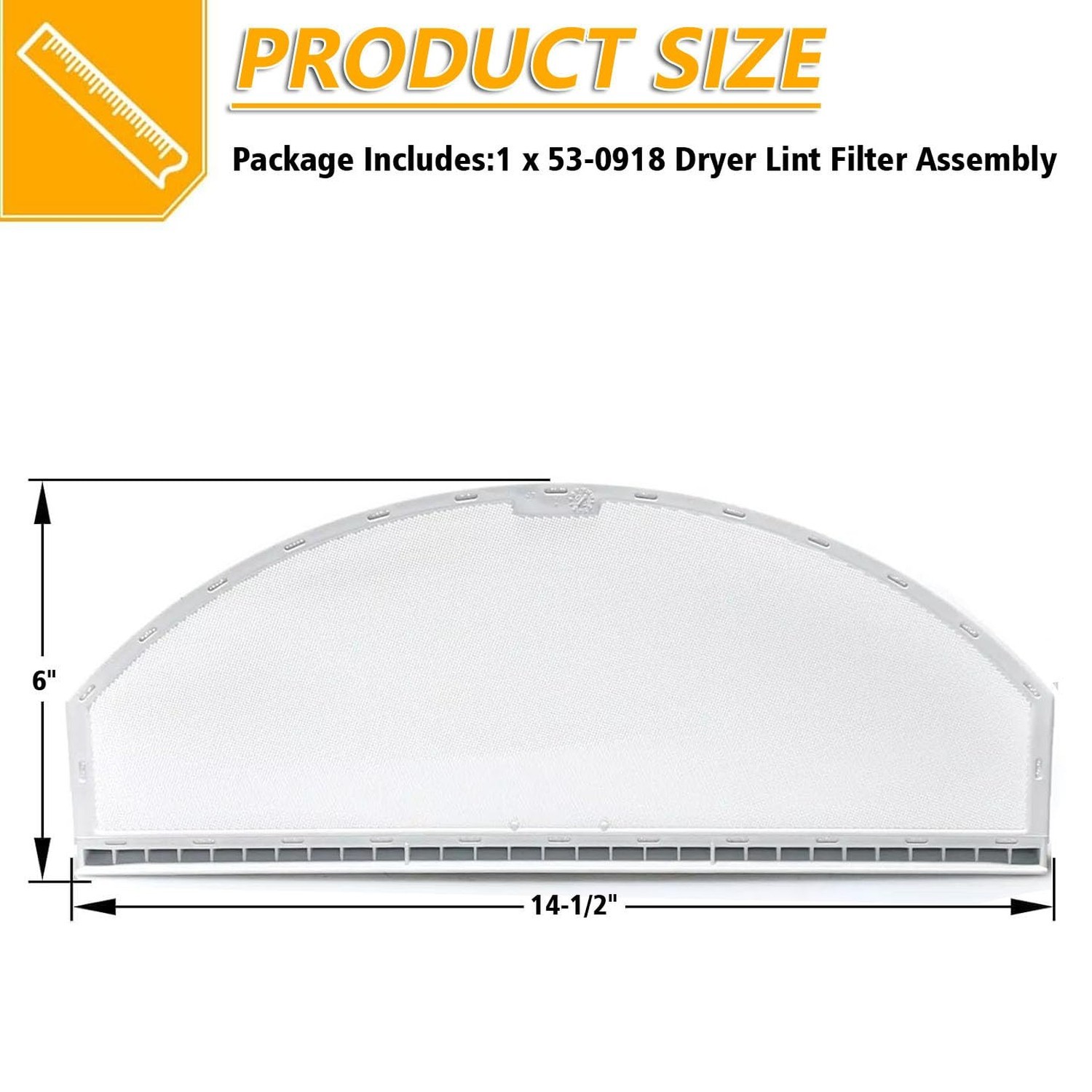53-0918 For Maytag Dryer Lint Catcher Screen Filter PS2047808 AP4055823