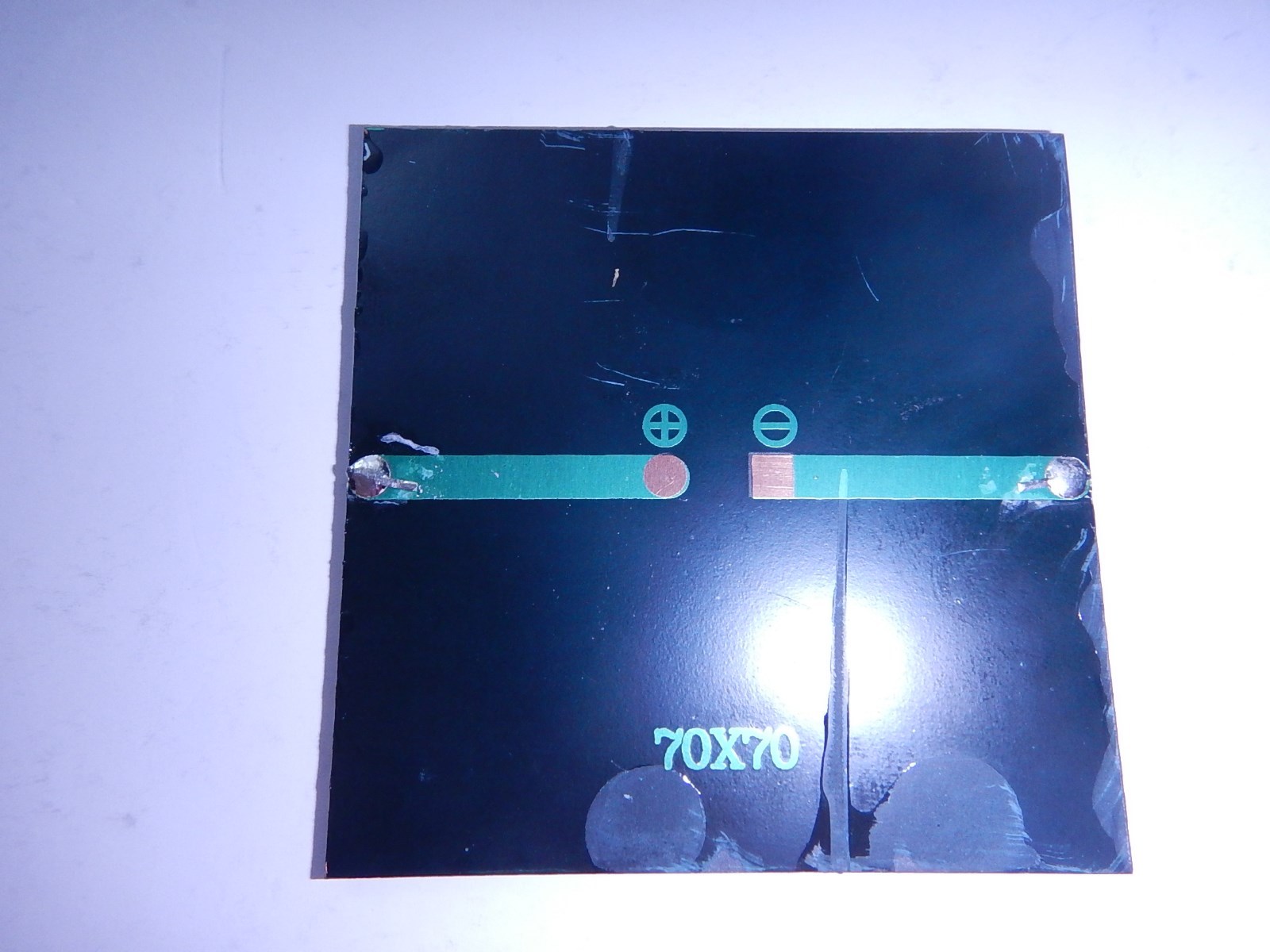 4V x 140 mA. Mini Solar Panel epoxy encapsulated virtually indestructible .5W