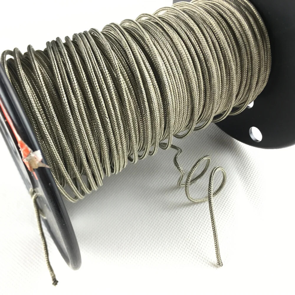 Electric Guitar Bass Meter Vintage Braided Shield Push Back Fabric Metallic Cord