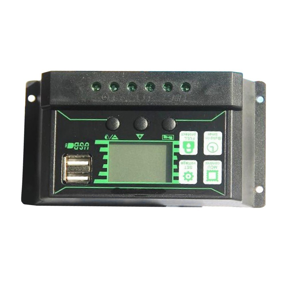 Sustainable Energy Solution 10A Solar Charge Controller with Timer Settings