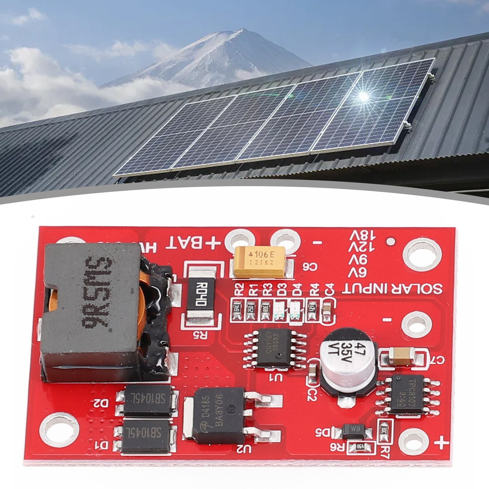 Solar Panel Controller Solar Controller Battery Charger 3A Charger Board