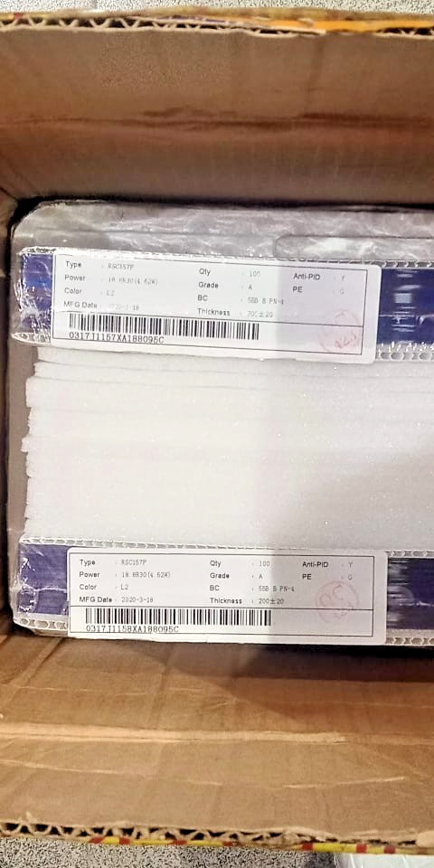 200X Macsun Solar Poly Solar Cells Grade A 4.62W AntiPID PV Cells Bulk Lot