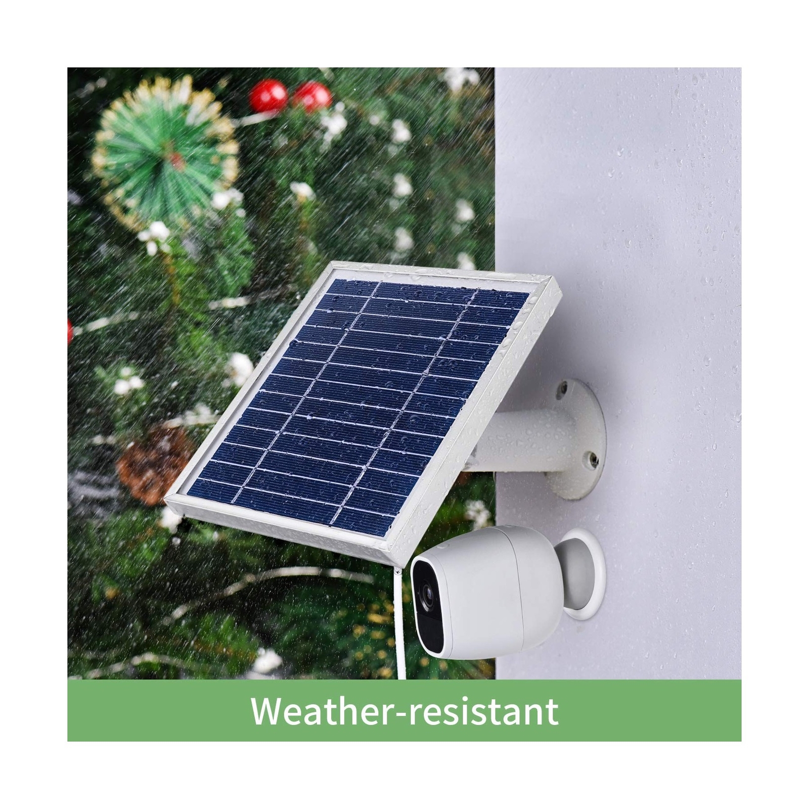 iTODOS Solar Panel Works for Arlo Pro and Arlo Pro2 Camera,11.8feet Power Cab…