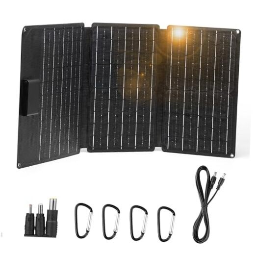 SP30 30W Solar Panel, Foldable Portable Solar Charger, QC3.0 USB Port/Type