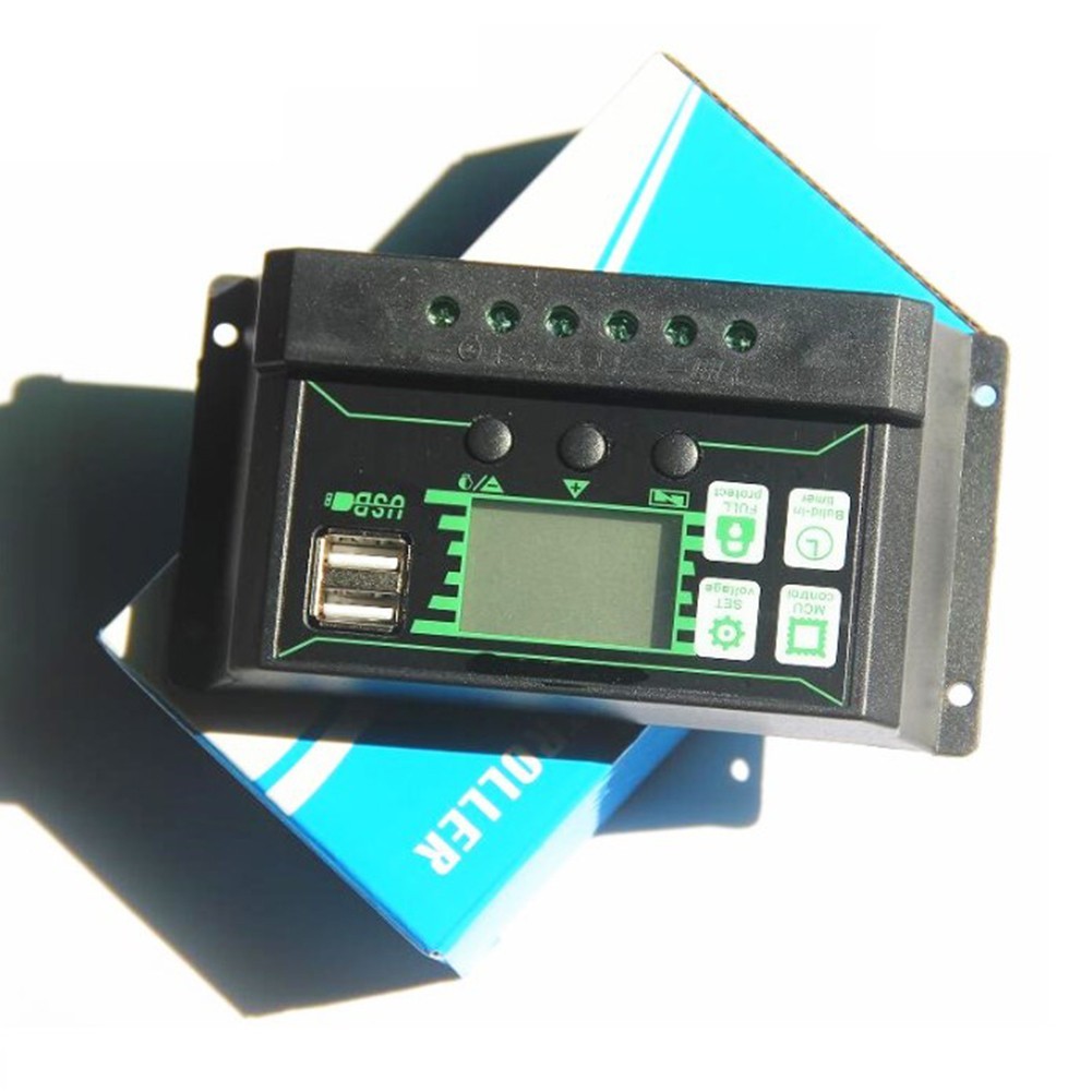 Sustainable Energy Solution 10A Solar Charge Controller with Timer Settings