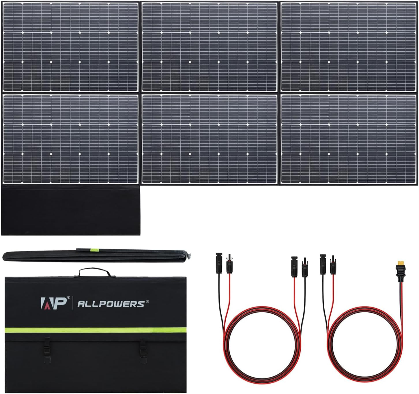 ALLPOWERS SP039 600W Monocrystalline Portable Solar Panel Waterproof IP67 RV Sol
