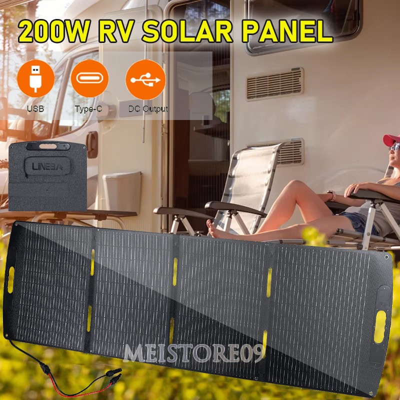 400W Solar Panel Foldable Long-lasting Self-supporting Waterproof for Outdoor RV