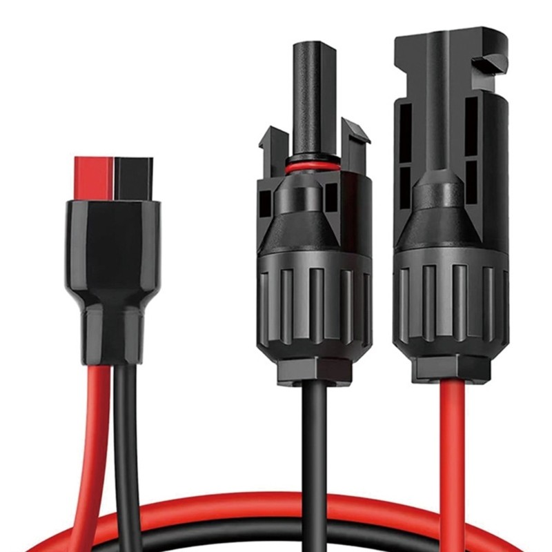 50A 600V Solars Battery Extension Wire for Power Stations Solars Generators