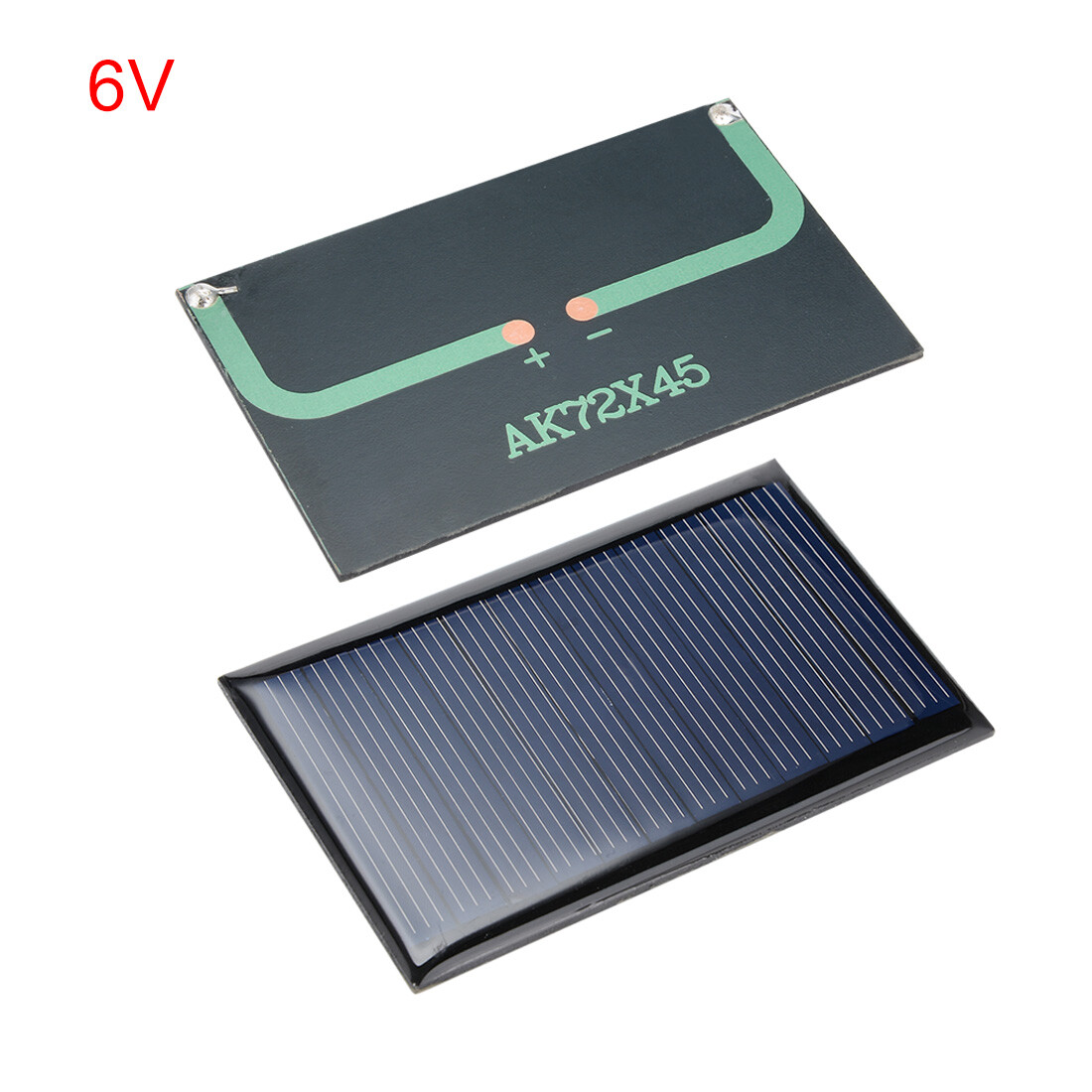 5 Packs 6V 60mA 72mm x 45mm Mini Solar Panel Cell for DIY Electric Power Project