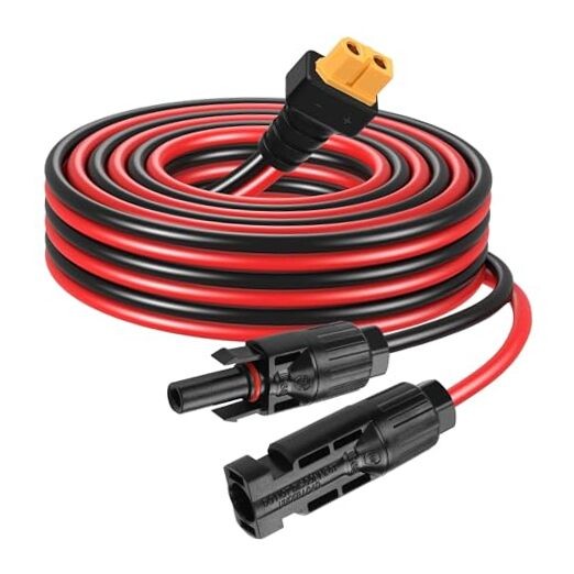 Solar Panel Connector to XT60 Connector Cable 16.4FT 14AWG Solar Connector to