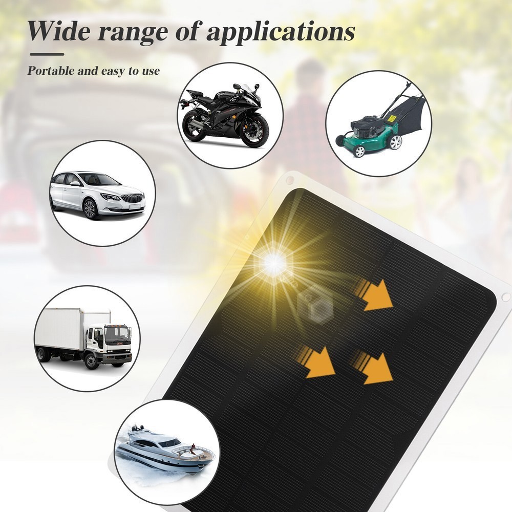 20W 12V Solar Panel Kit,Solar Battery Trickle Charger +10A PWM Charge Controller