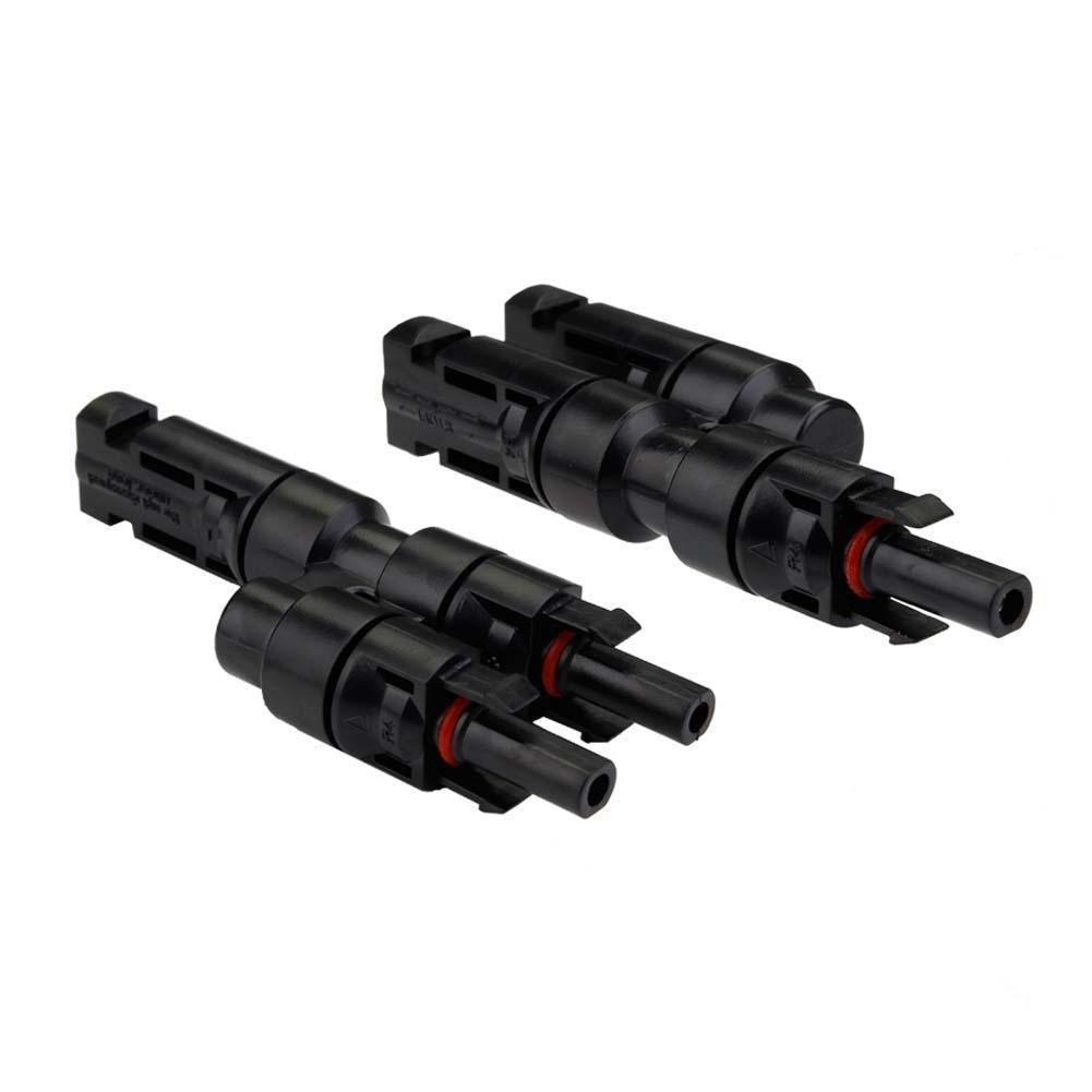 Solar Panel T Y Branch Connector 2 to 1 MMF FFM Splitter Coupler 30A