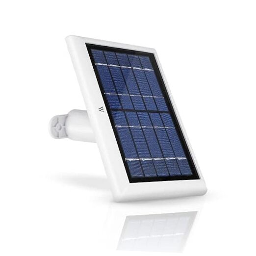 Solar Panel Compatible with Ring Spotlight Cam/Plus/Pro Battery, 1 Pack White