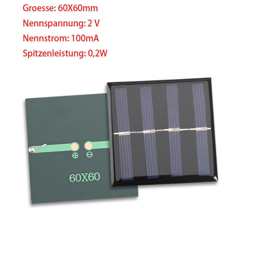0.5-10V DIY Solar Cell Mini Solar Panel DIY for Phone Charger outdoor