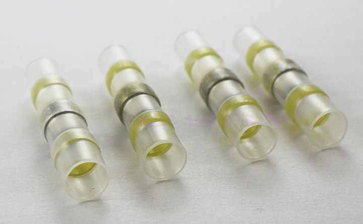 25ea AWG 12-10 Waterproof Solder Seal Heat Shrink butt Connectors