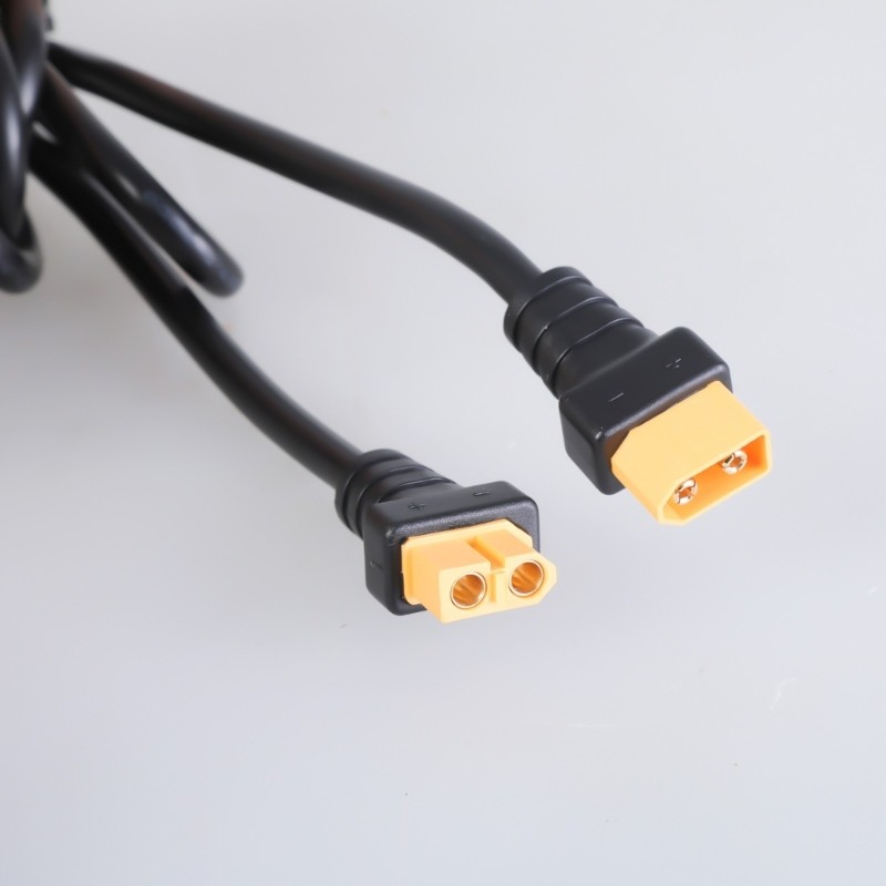1m/2m XT60 Connectors Cord Extension Cable Wire for Car and Solar Batteries