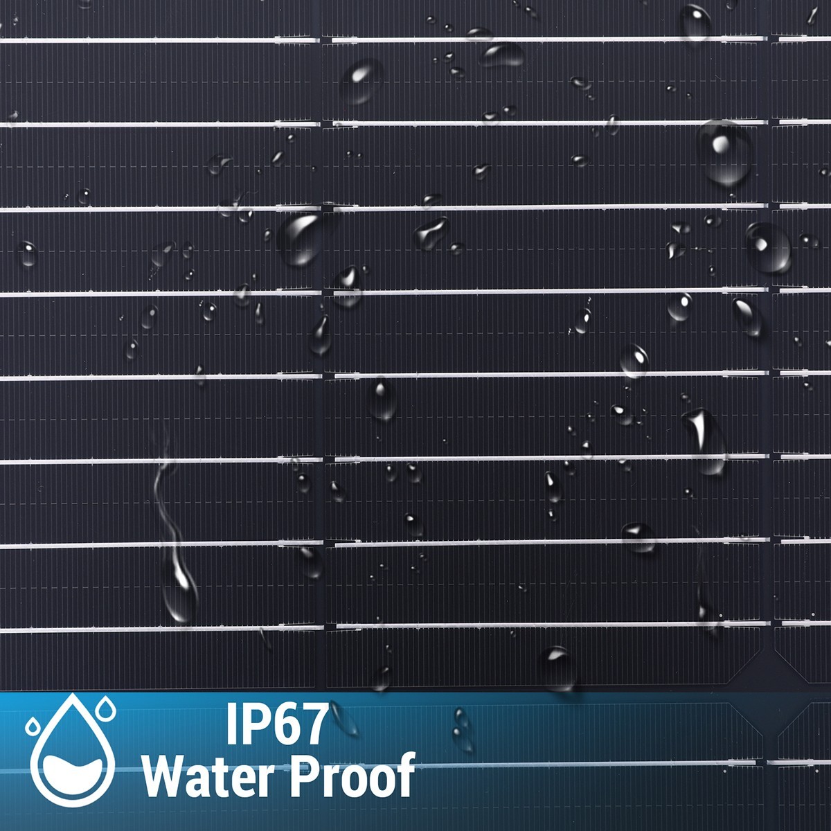 Waterproof 100W Watt 18V Solar Panel Mono 23% High Efficiency PV for Sunshed Car