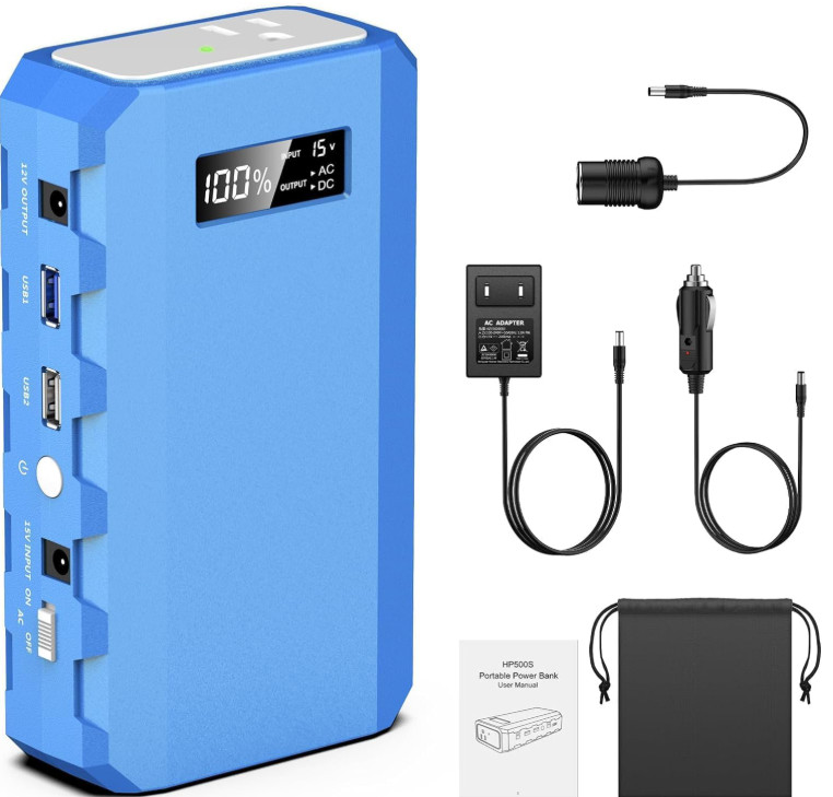 Estación de Energía Portátil 88.8Wh 24000mAh con Enchufe AC 110V 65W, Nuevo