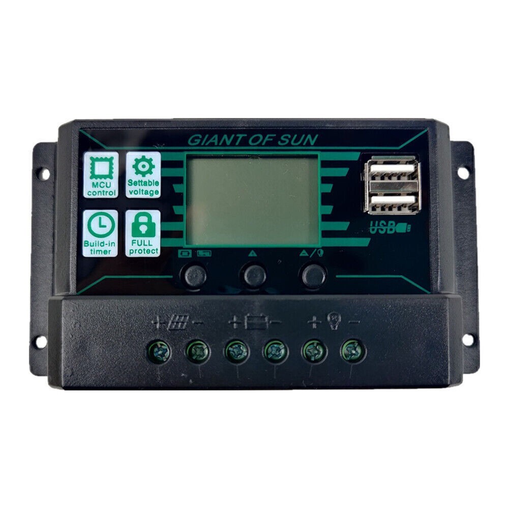 10A-100A MPPT Solar Panel Regulator Charge Controller 12/24V Focus Tracking UK