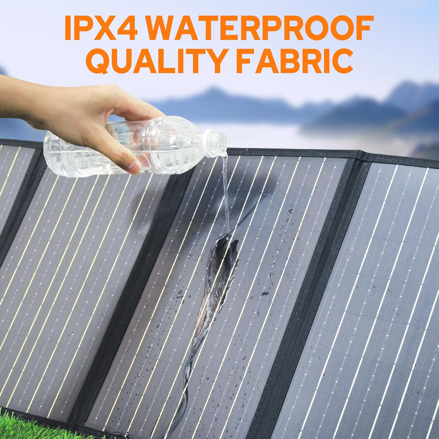 60W Foldable Portable Solar Panel For Power Station Phone Camping Trip Charging