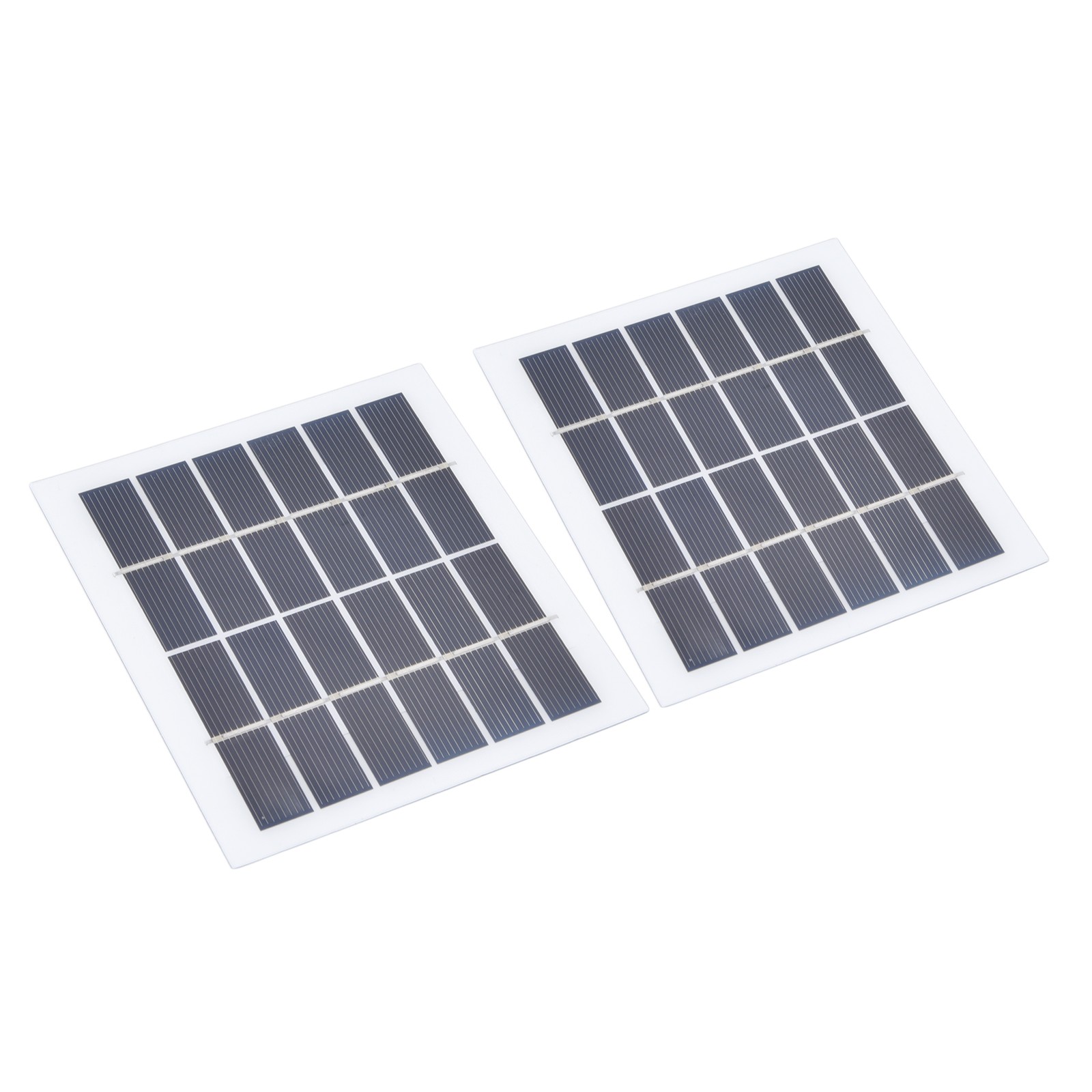 2 Pcs Monocrystalline Solar Plate Lightweight For Indoor And Outdoor Use