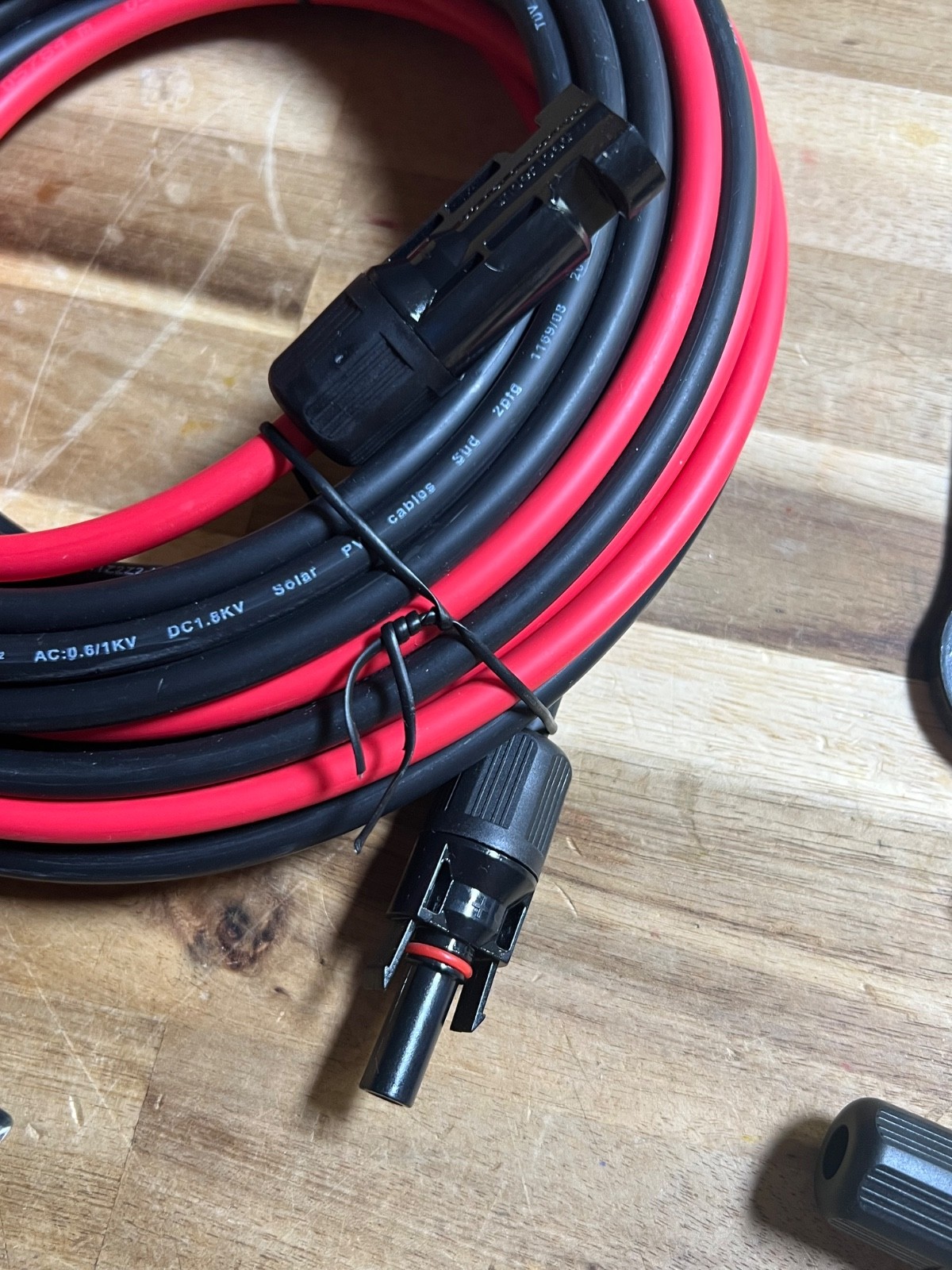 20Ft 10AWG Solar Panel Extension Cable, 10 AWG Solar Extension Cable 10 Gauge