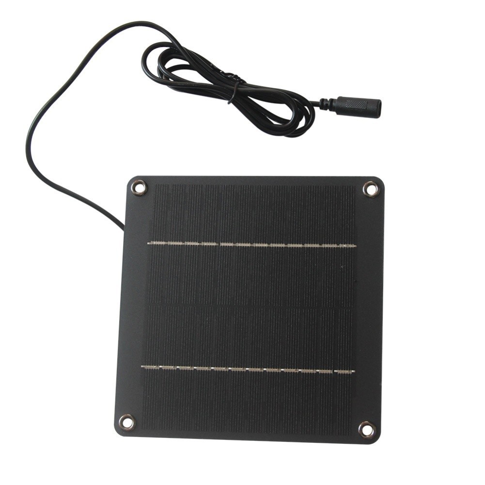 4W 12V Monocrystalline Solar Panel with 1 5 Meter Cable for Outdoor Lighting