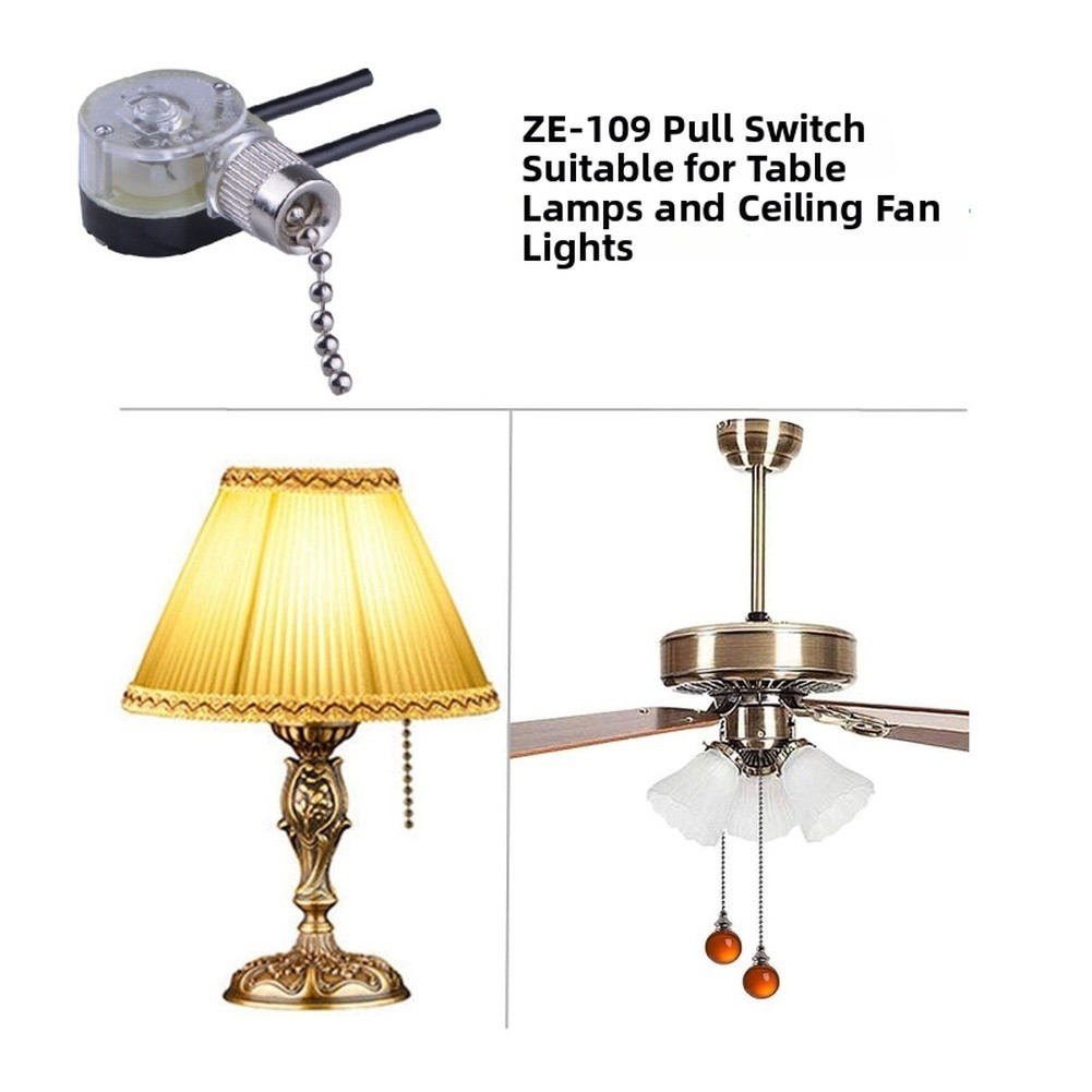 For ZE-109 Model Ceiling Fan Switch Fan Light Control On Off Mechanism
