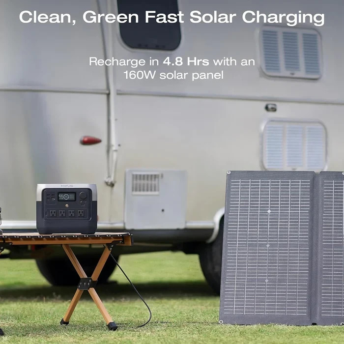 EcoFlow RIVER 2 Pro 768Wh Portable Power with 160W Solar Panel