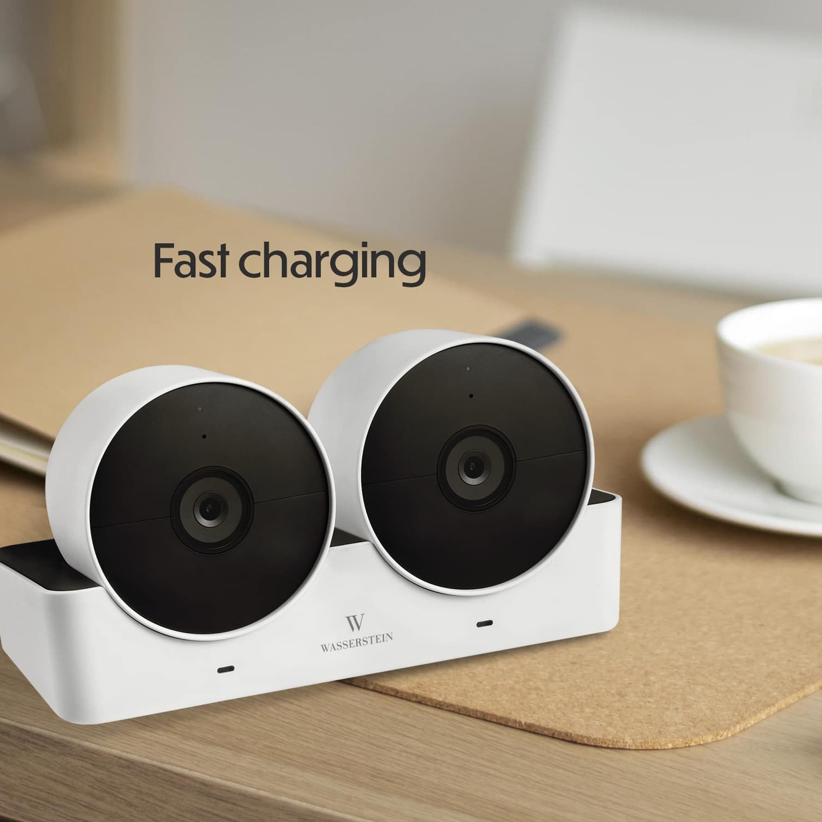 Wasserstein Charging Station Compatible with Google Nest Cam Outdoor or Indoo…