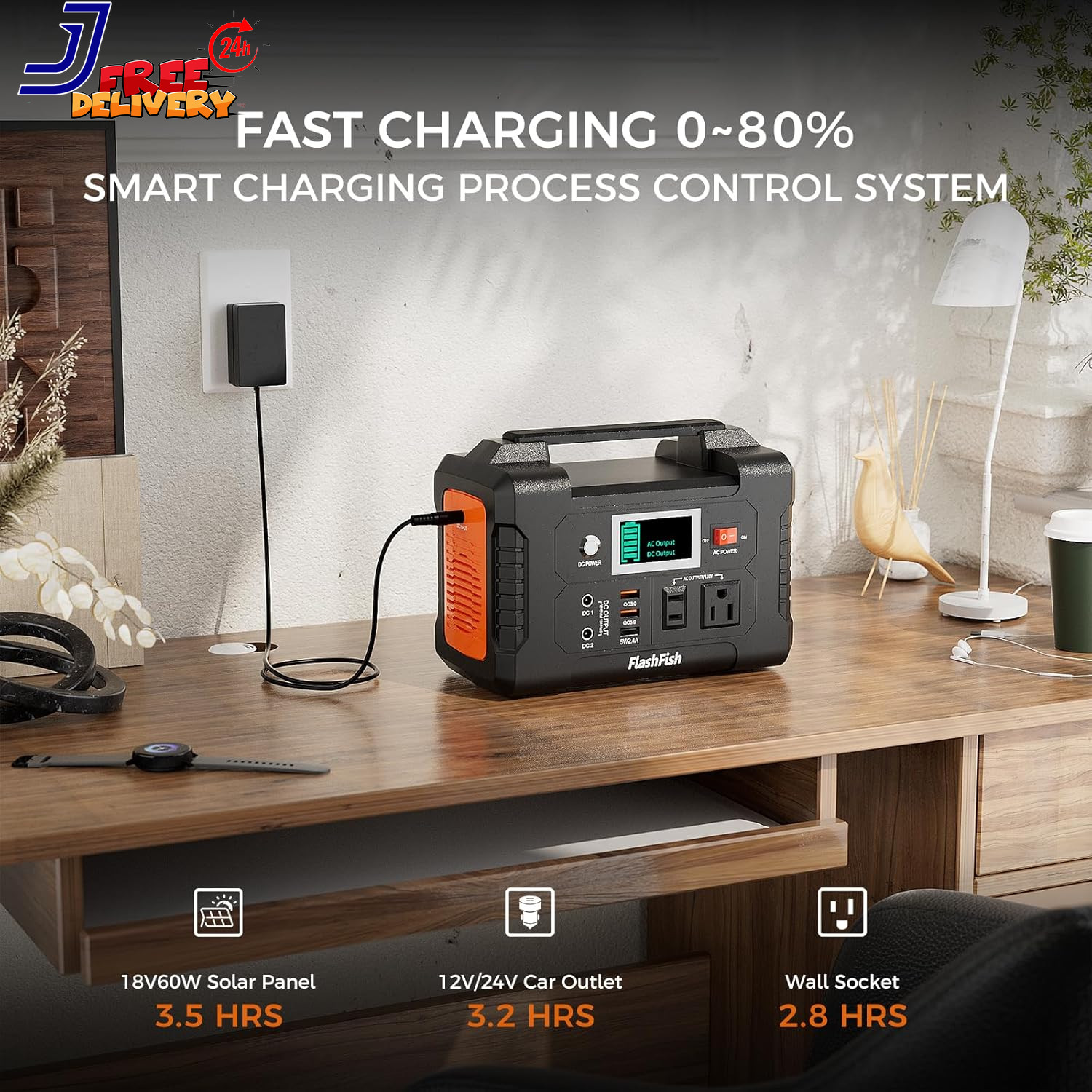 Estacion De Energia 200W Portatil Generador Solar 40800mAh Para Acampar Exterior