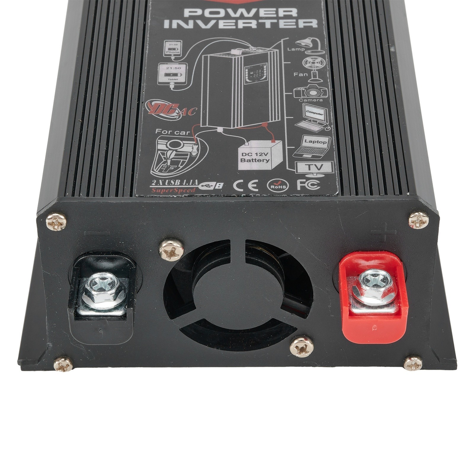 Powerful Output 6000W DC 12V to AC 110V Car Voltage Converter Dual USB