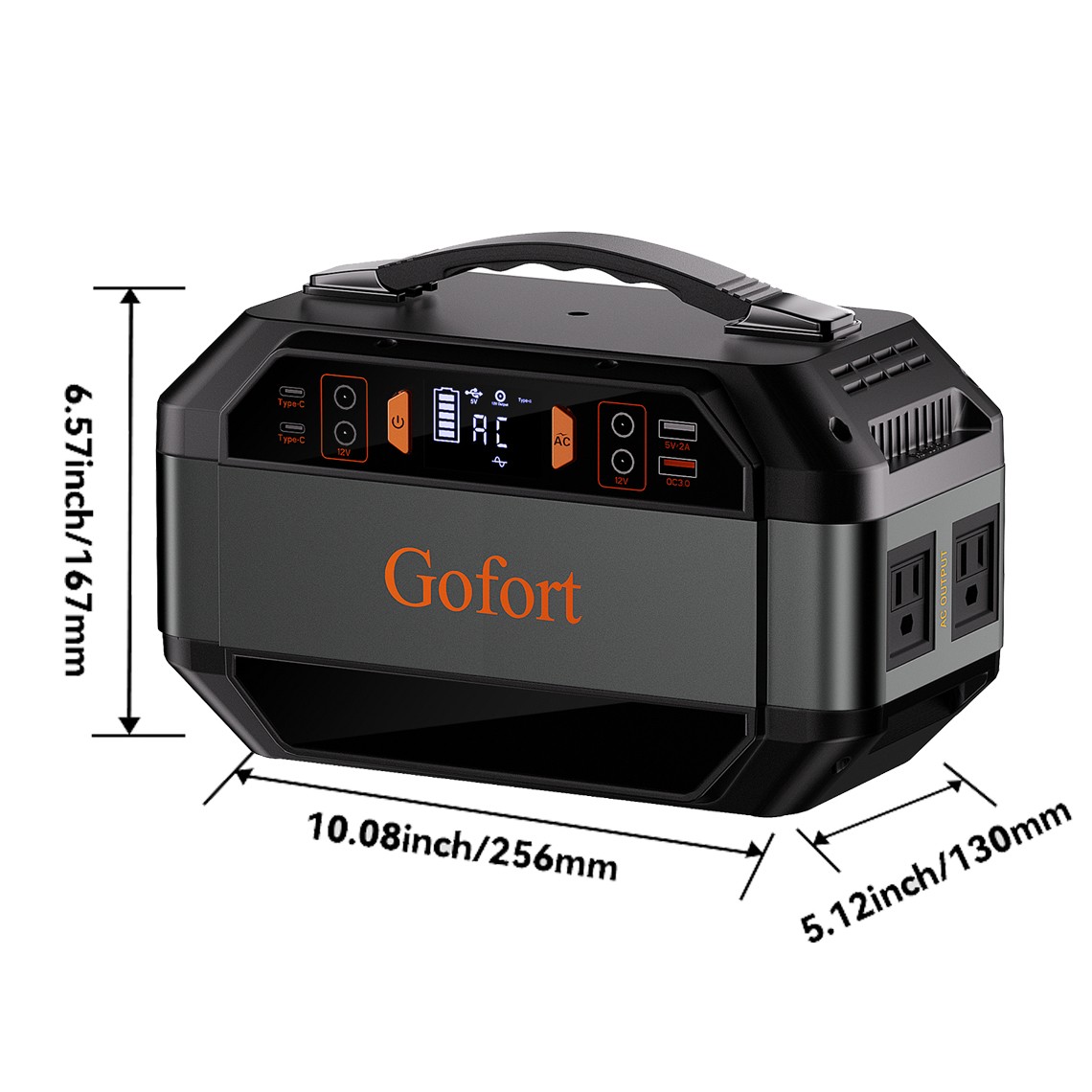 Flashfish P56 Portable Power Station 330W 299Wh With 60W18V Foldable Solar Panel