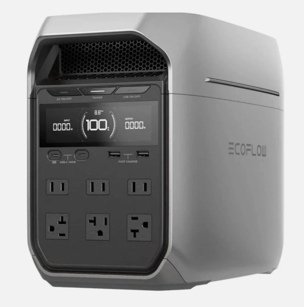 New EcoFlow DELTA 3 Plus Portable Power Station 1024Wh 1800W AC Output