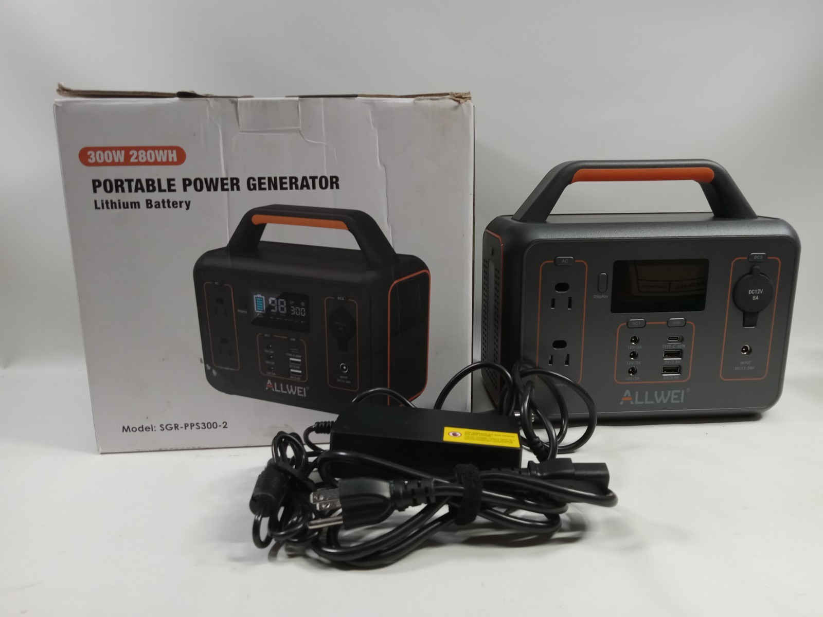 Portable Power Generator 300W 280WH Lithium Battery SGR-PPS300-2 –