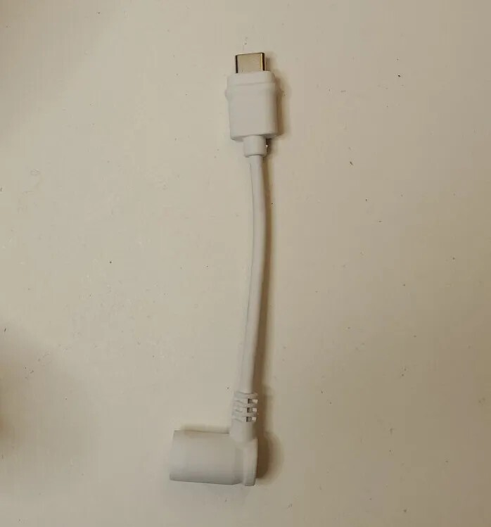 Lot 3x Barrel Plug to USB-C Adapter for Barrel Plug Solar Panel USB-C Camera