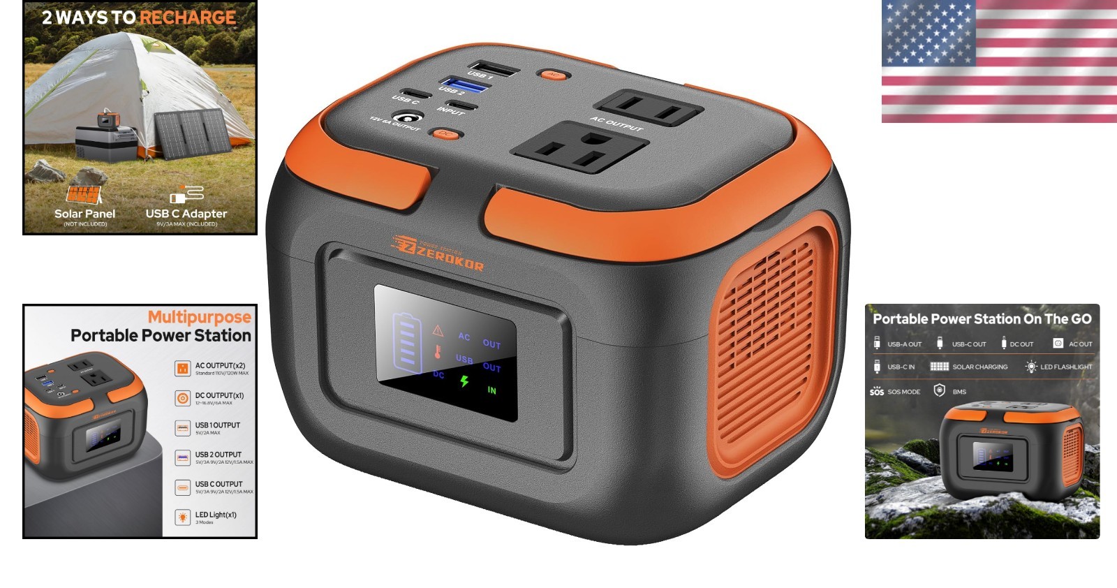 120W Portable Power Station – Ultimate Power Bank for Camping and Emergencies