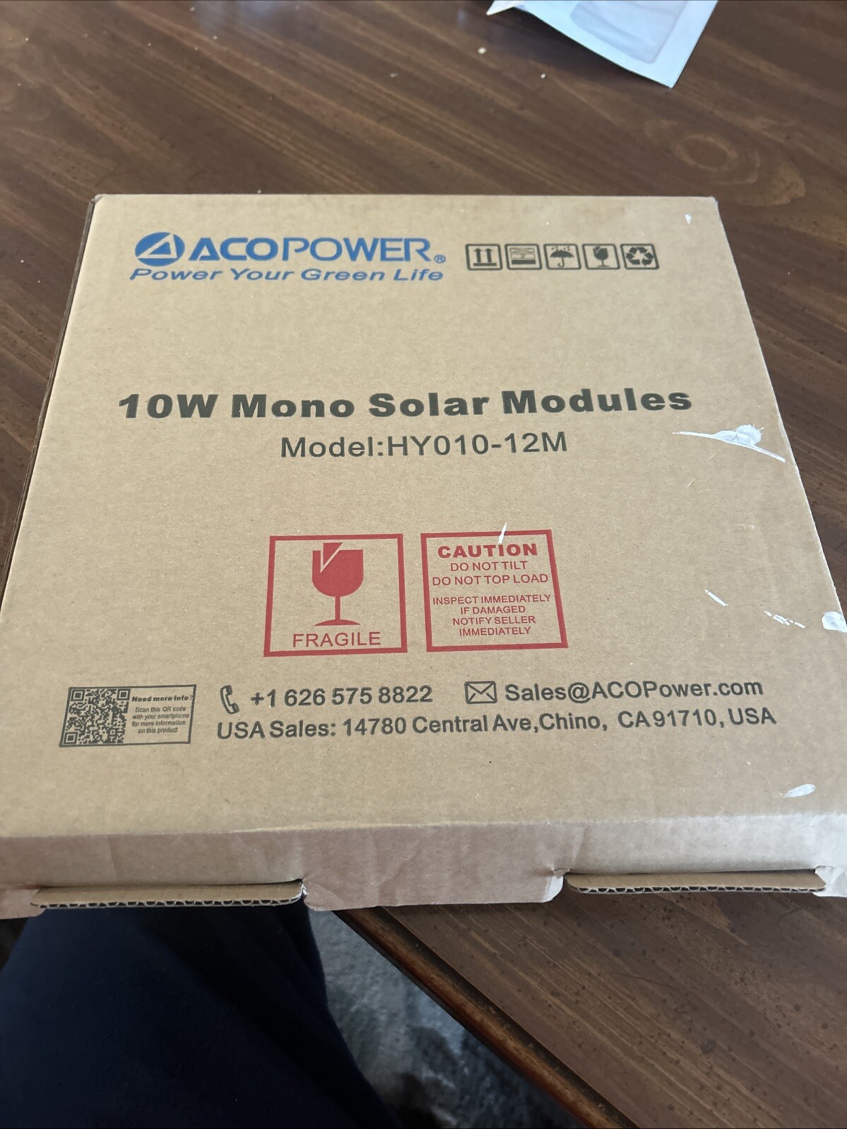 ACOPower 10W Mono Solar Panel for 12V Battery Charging RV Boat, Off Grid