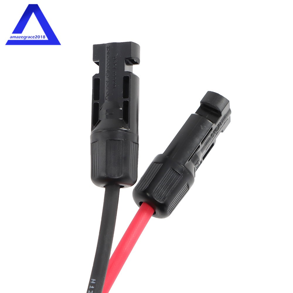 12AWG 20M Solar Panel Extension Cable Black+Red W/ M4 Connector For RV/Boat