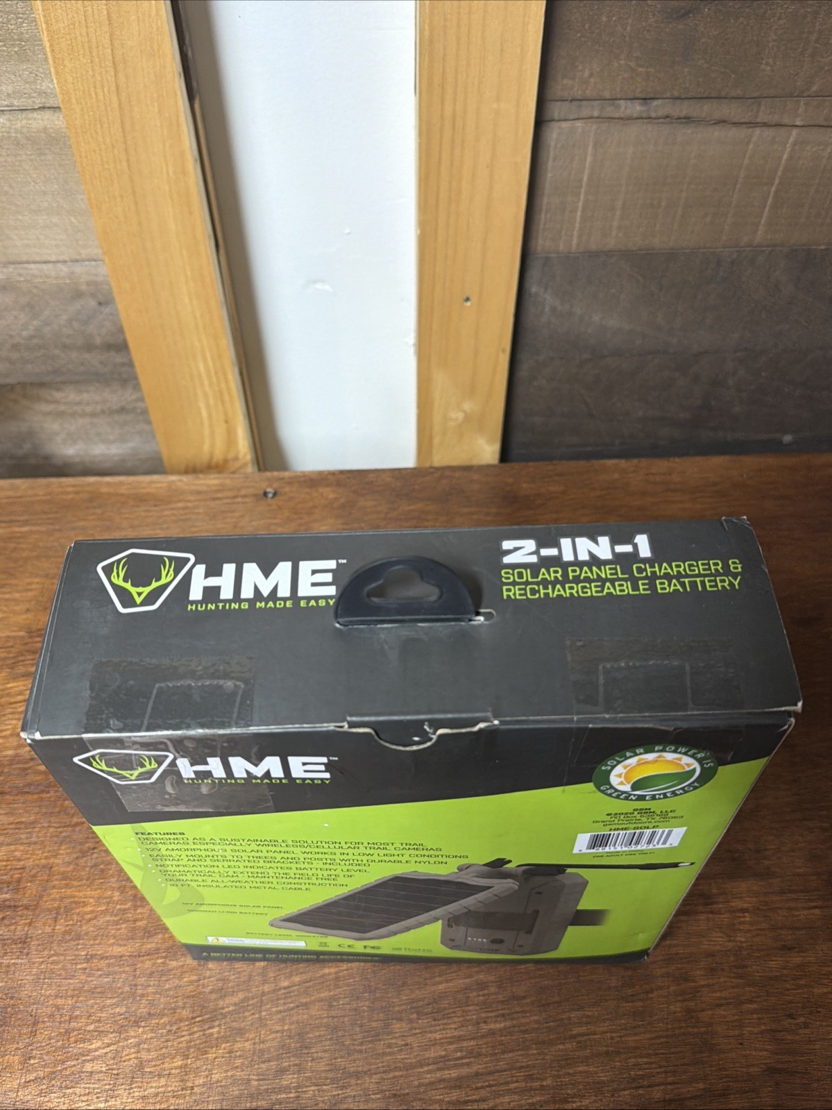 HME SOL-PACK – Cellular Trail Camera Solar Power Panel 2 In 1 Battery NEW IN BOX