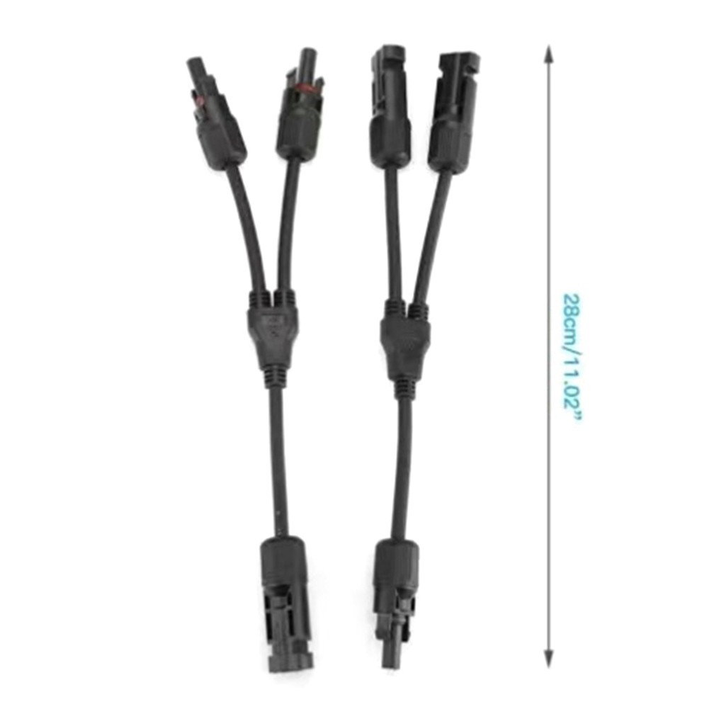 Solar Connectors Y Branch Parallel PV Adapter Cable Wire Plug Tool Kit for7748