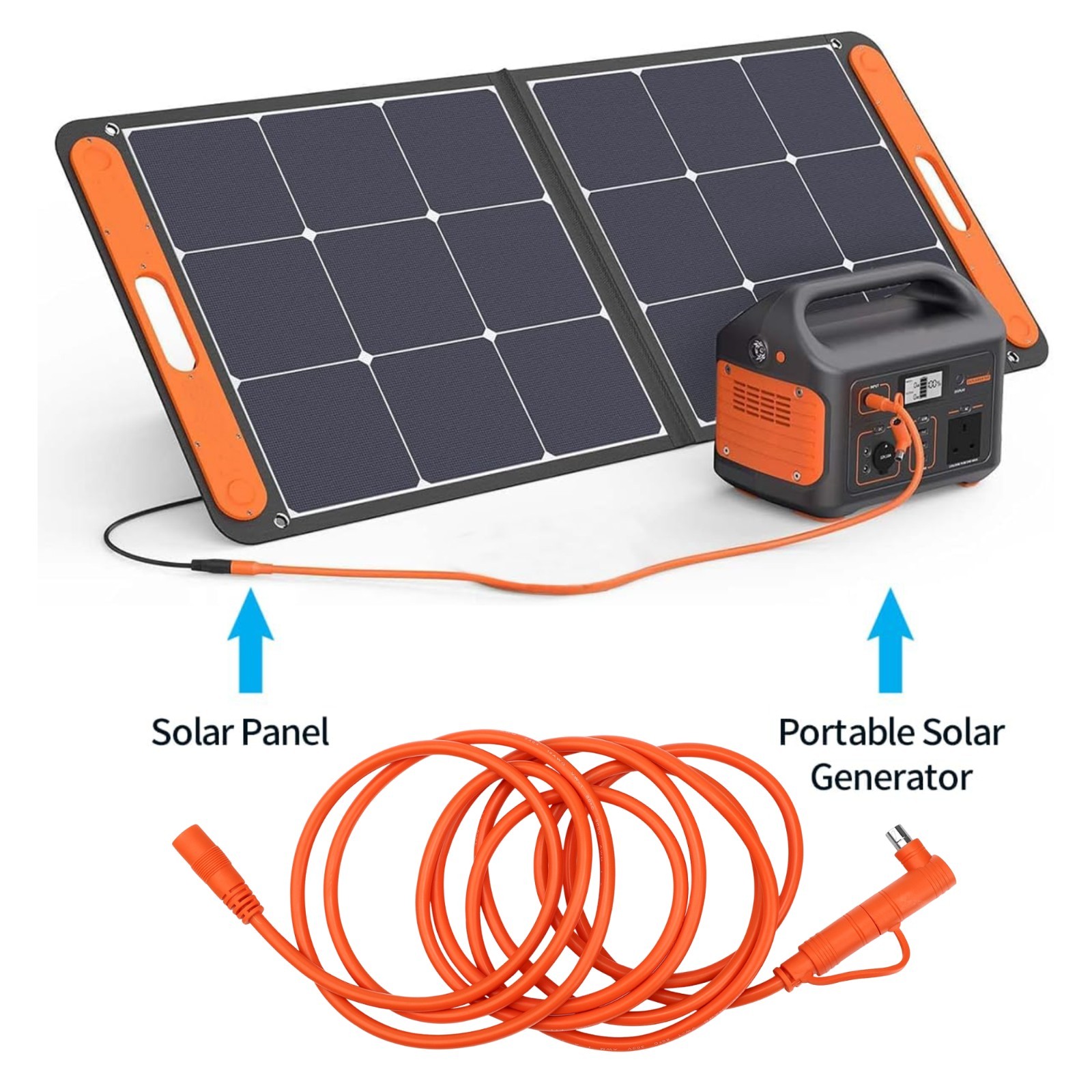 8mm DC Extension Cable for Solar Generators for Aker,GZ Yeti,BLUETT,Jackery