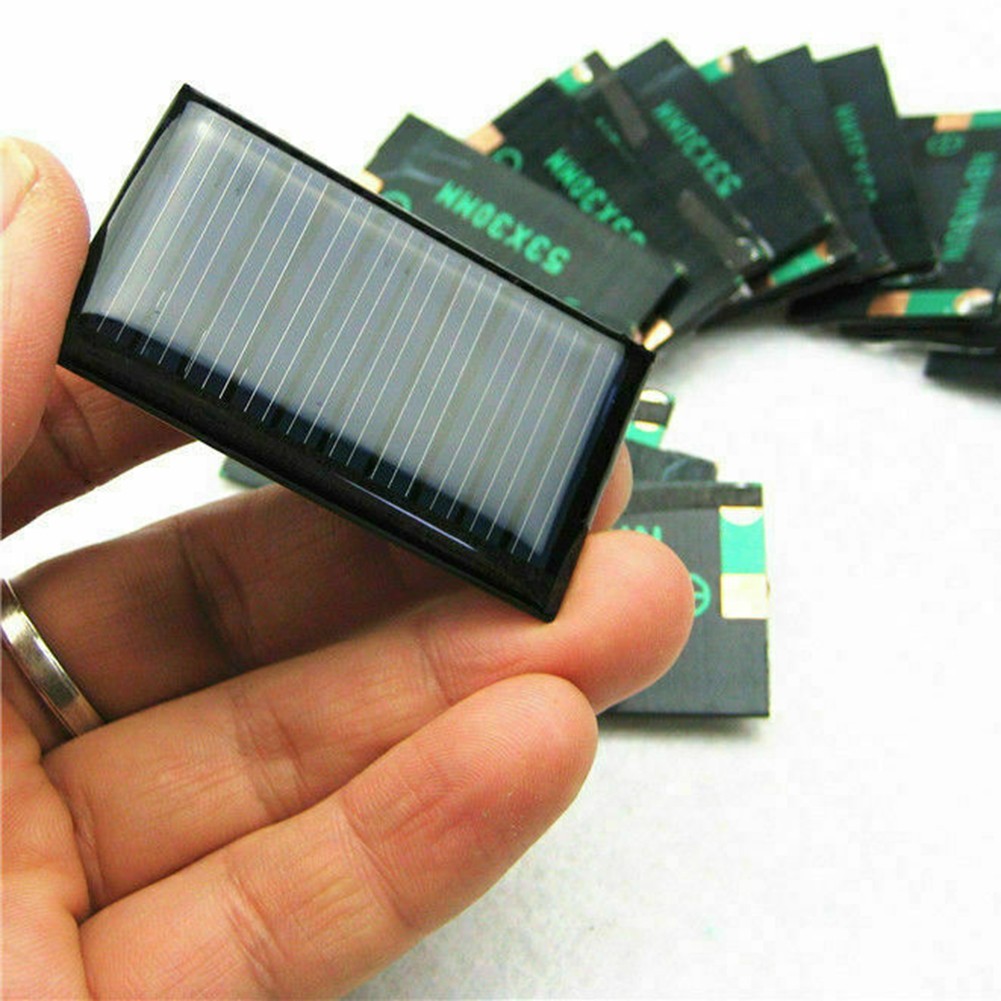 Wholesale Bundle Pack Of 10 Small Solar Panels 5V 30mA DIY Electronics Kit/new~