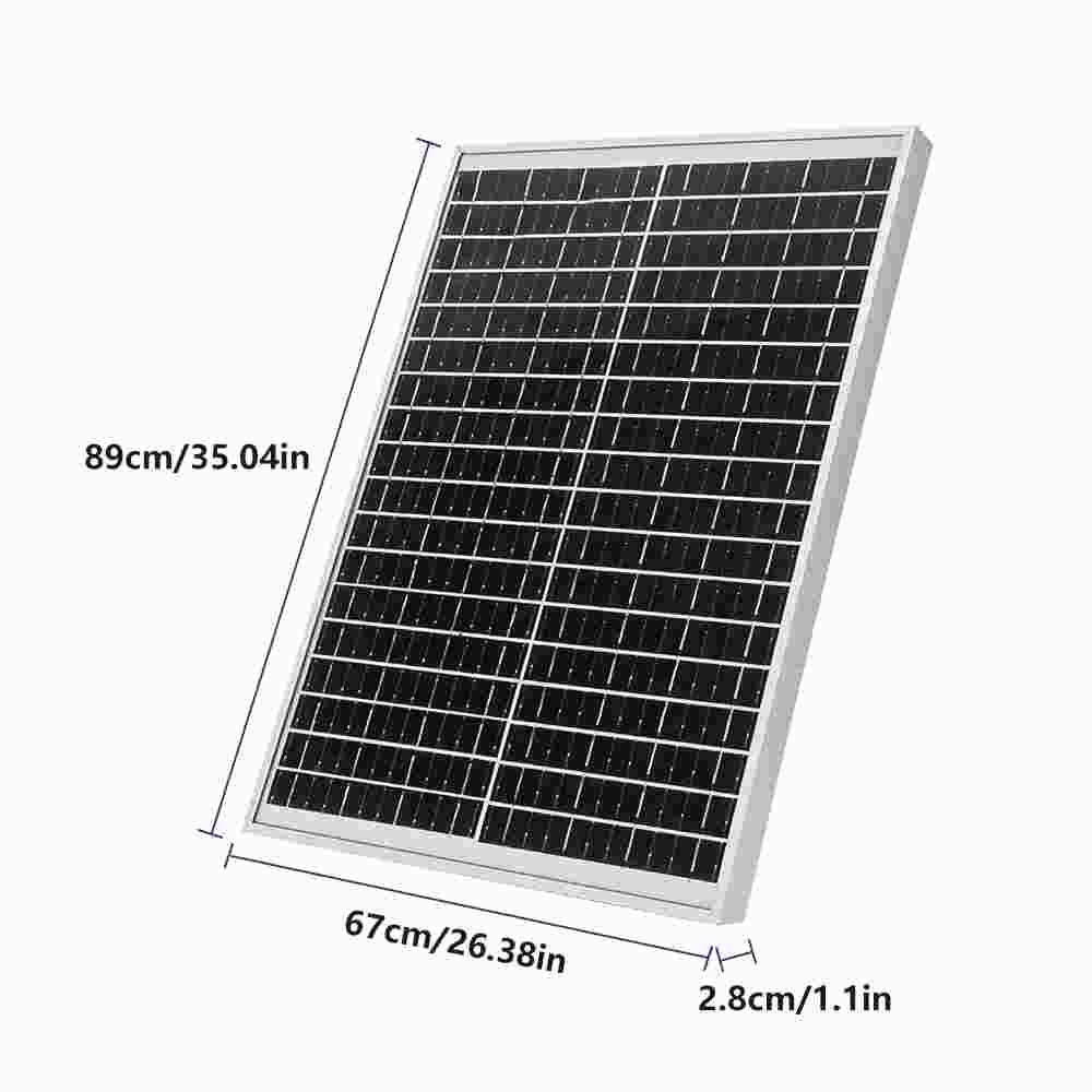 300W Watt 12V Mono Off-Grid Solar Panel PV Module for RV Marine Home Camping US